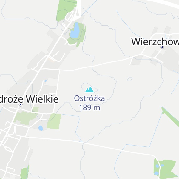 Map of Ostróżka