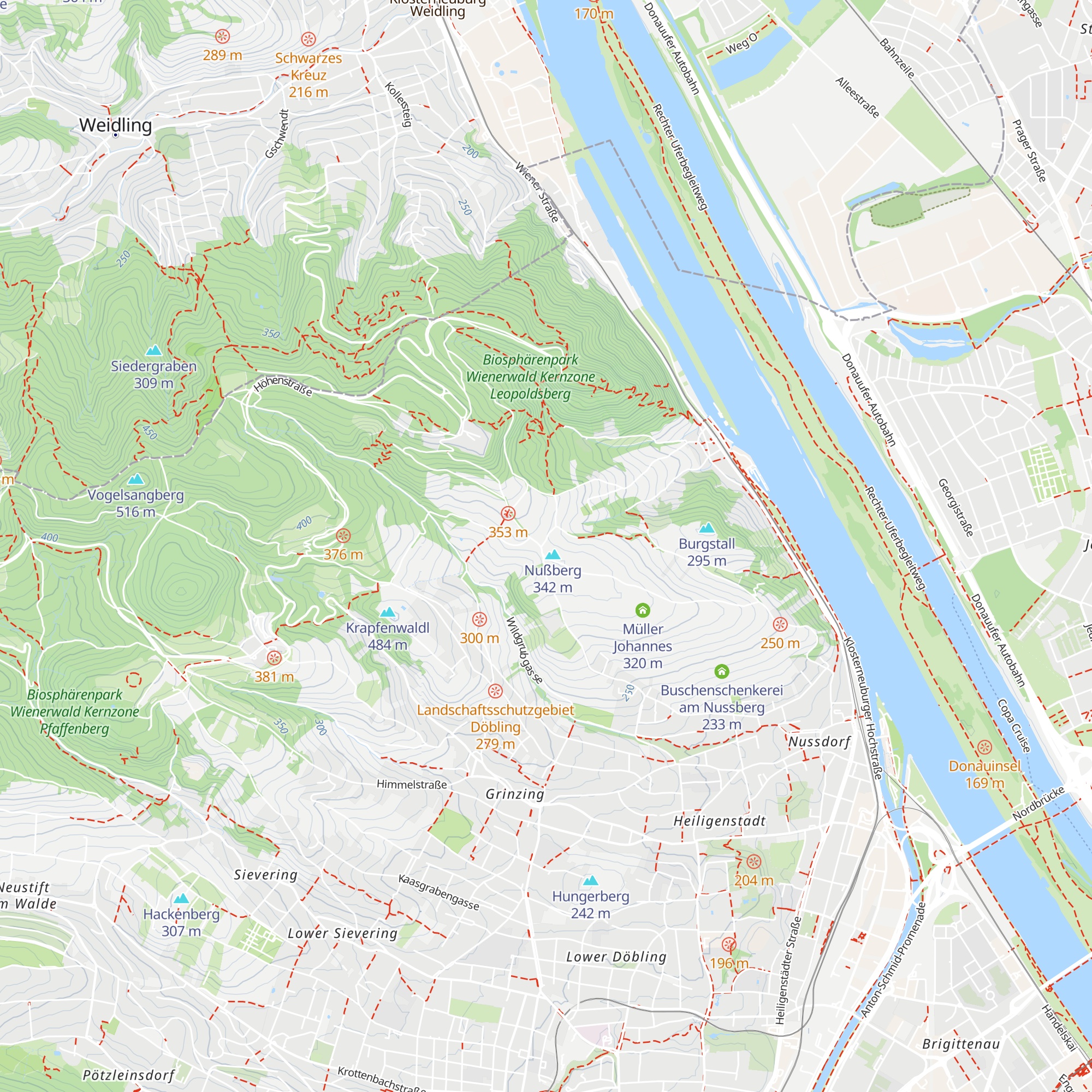 Heuriger Sirbu map