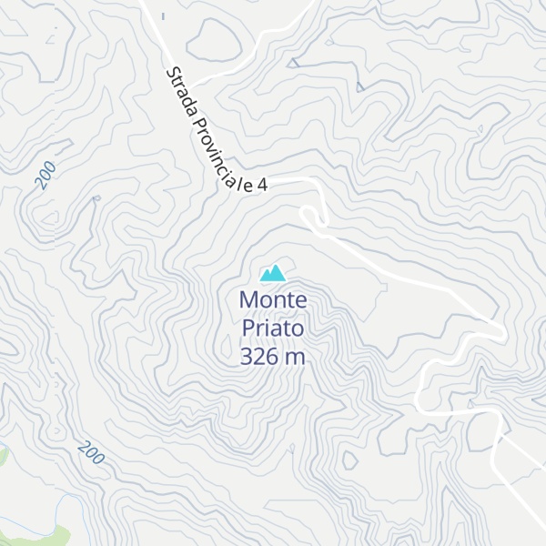 Map of Monte Priato
