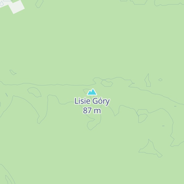 Map of Lisie Góry