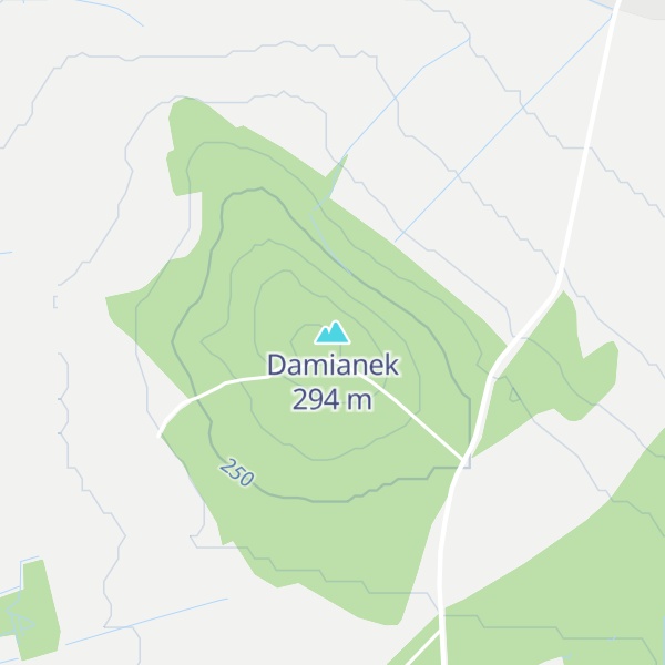 Map of Damianek