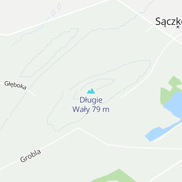 Map of Długie Wały