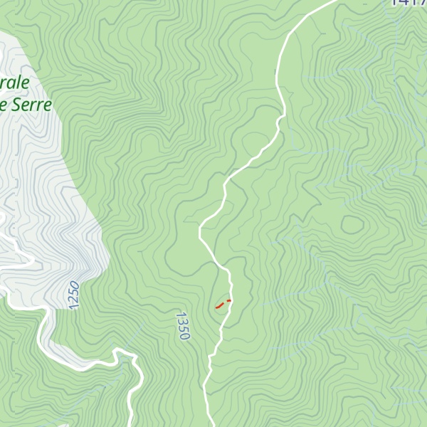 Map of Monte Pecoraro