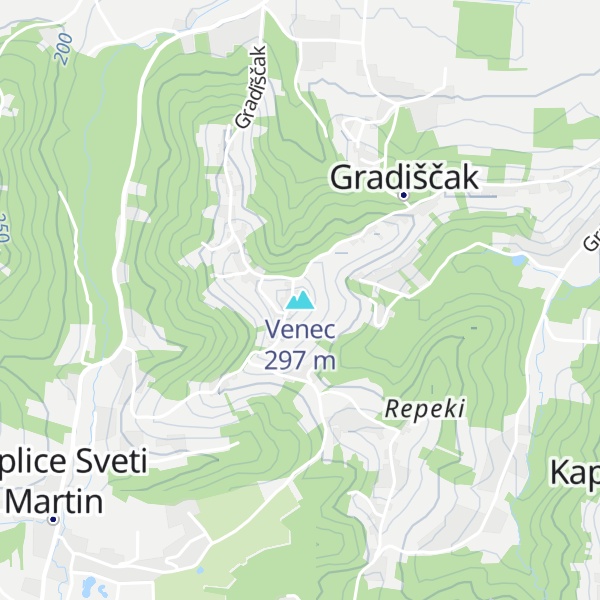 Map of Venec