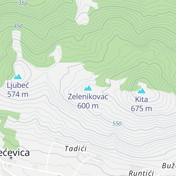 Map of Zelenikovac