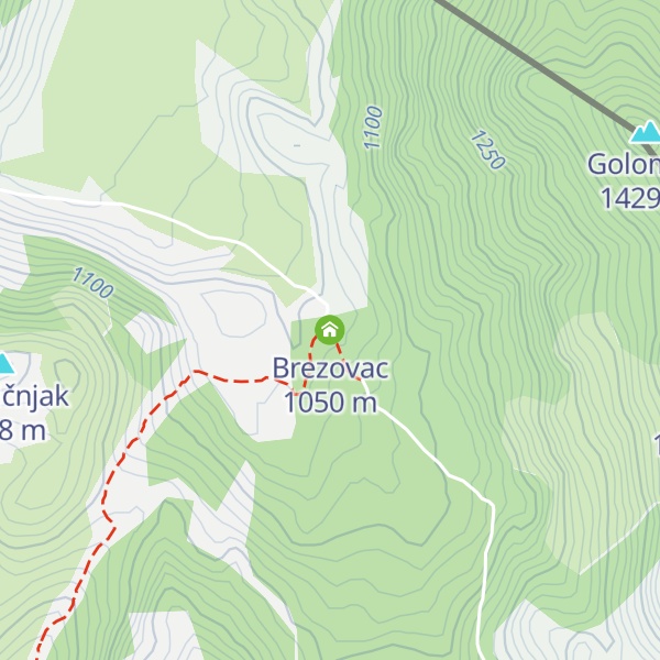 Map of Brezovac
