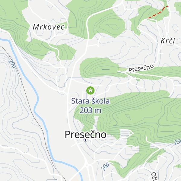Map of Stara škola