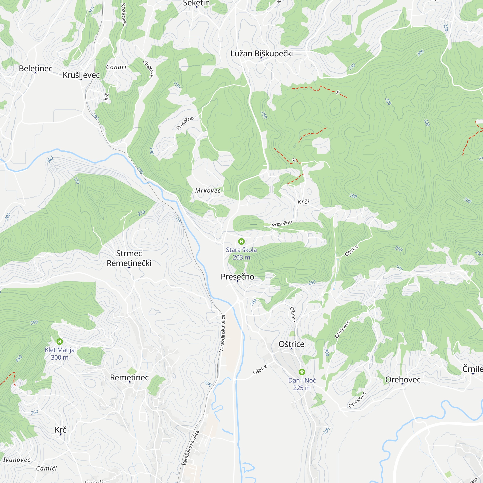 Stara škola map