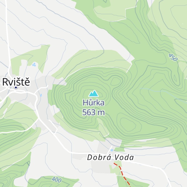 Map of Hůrka