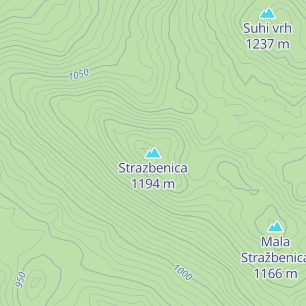 Map of Strazbenica