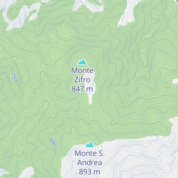 Map of Rifugio Zifrò