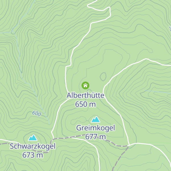Map of Alberthütte