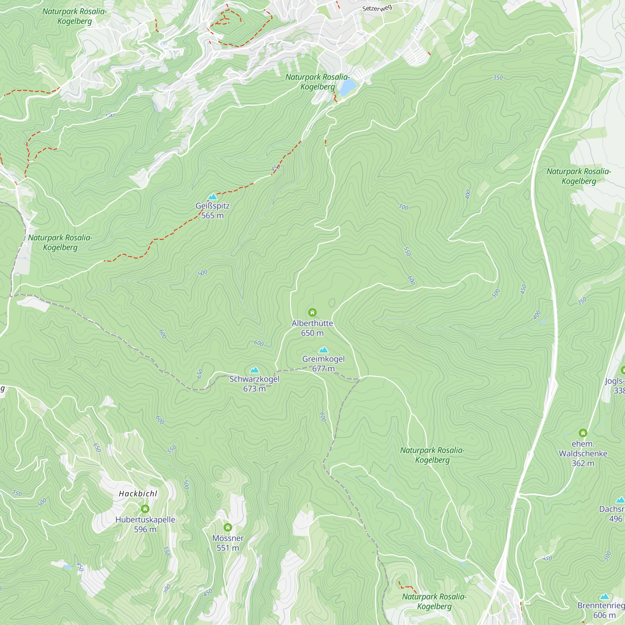 Alberthütte map