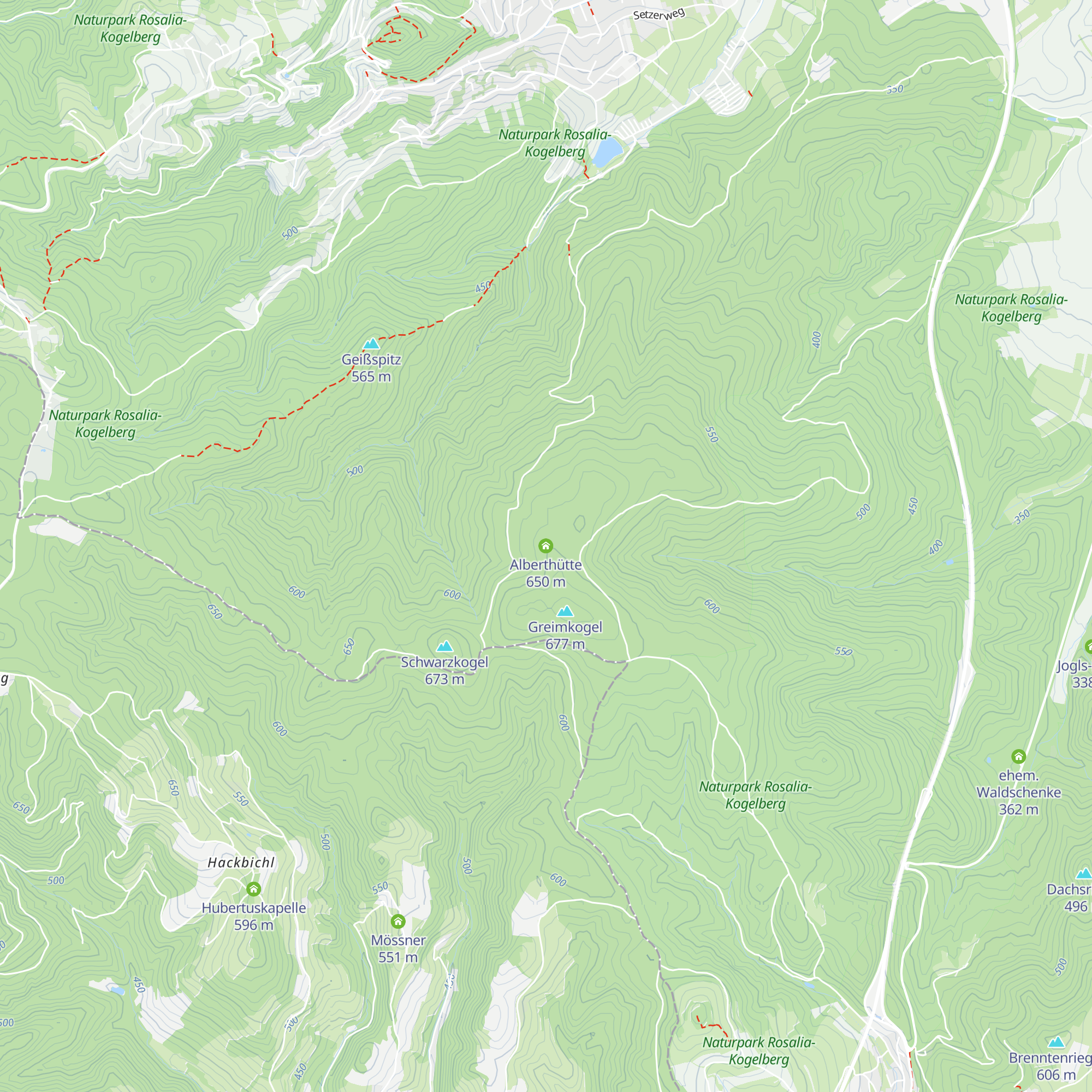 Alberthütte map