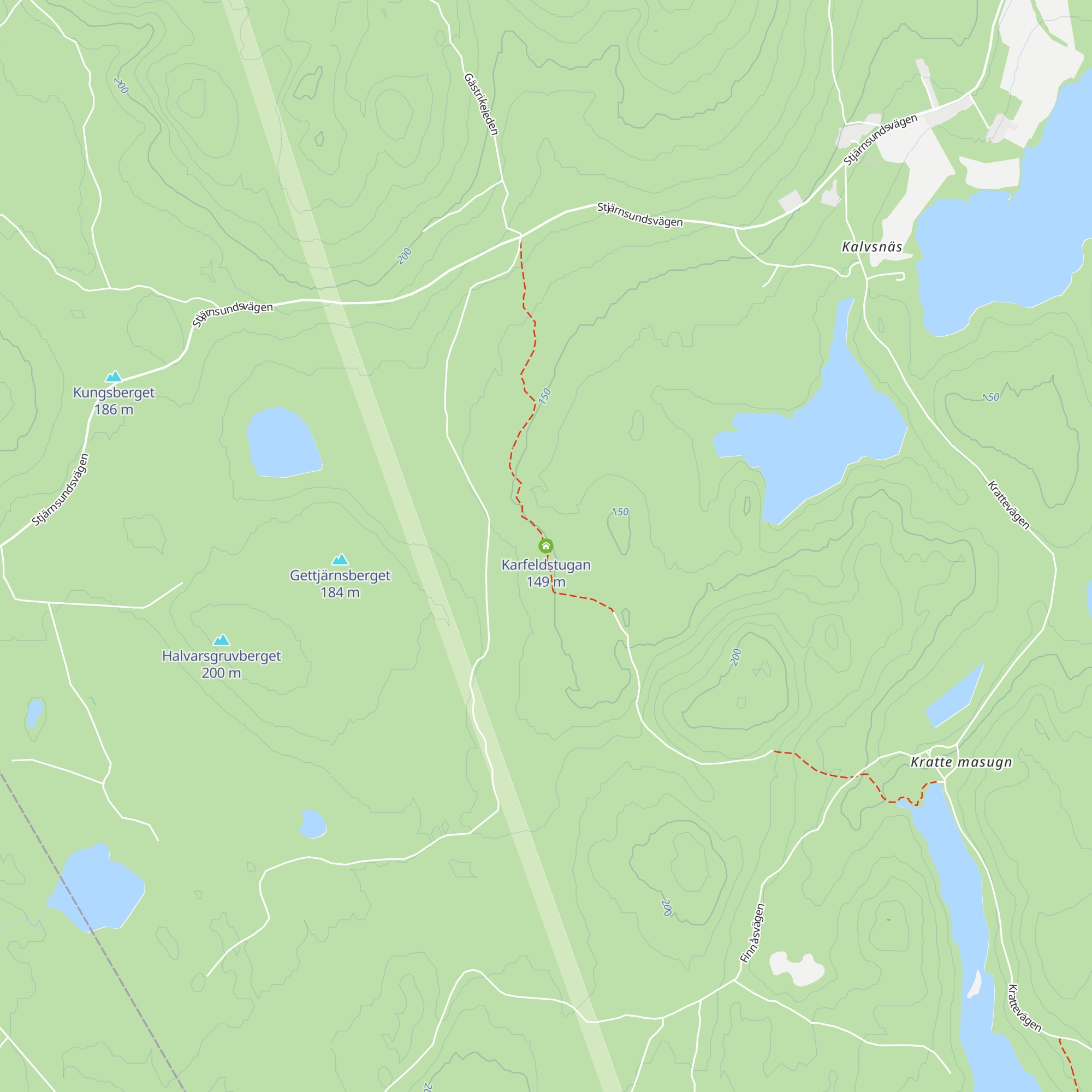 Karfeldstugan map