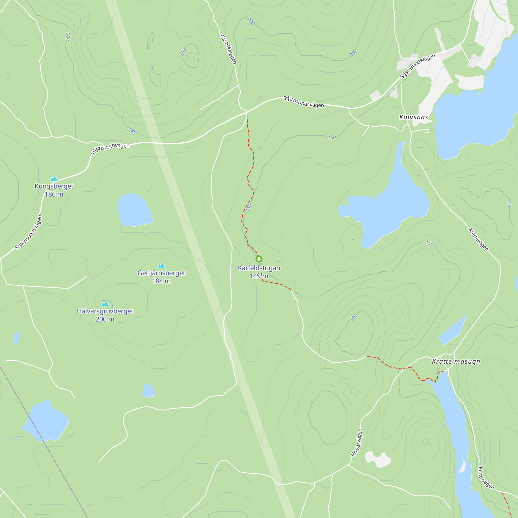 Karfeldstugan map