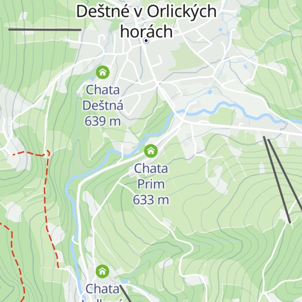 Map of Chata Prim