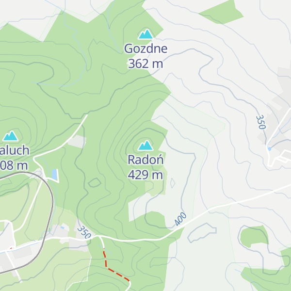 Map of Radoń