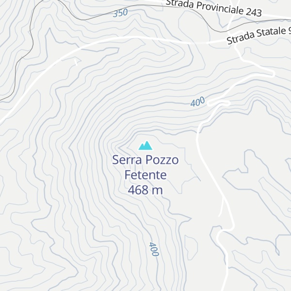 Map of Serra Pozzo Fetente