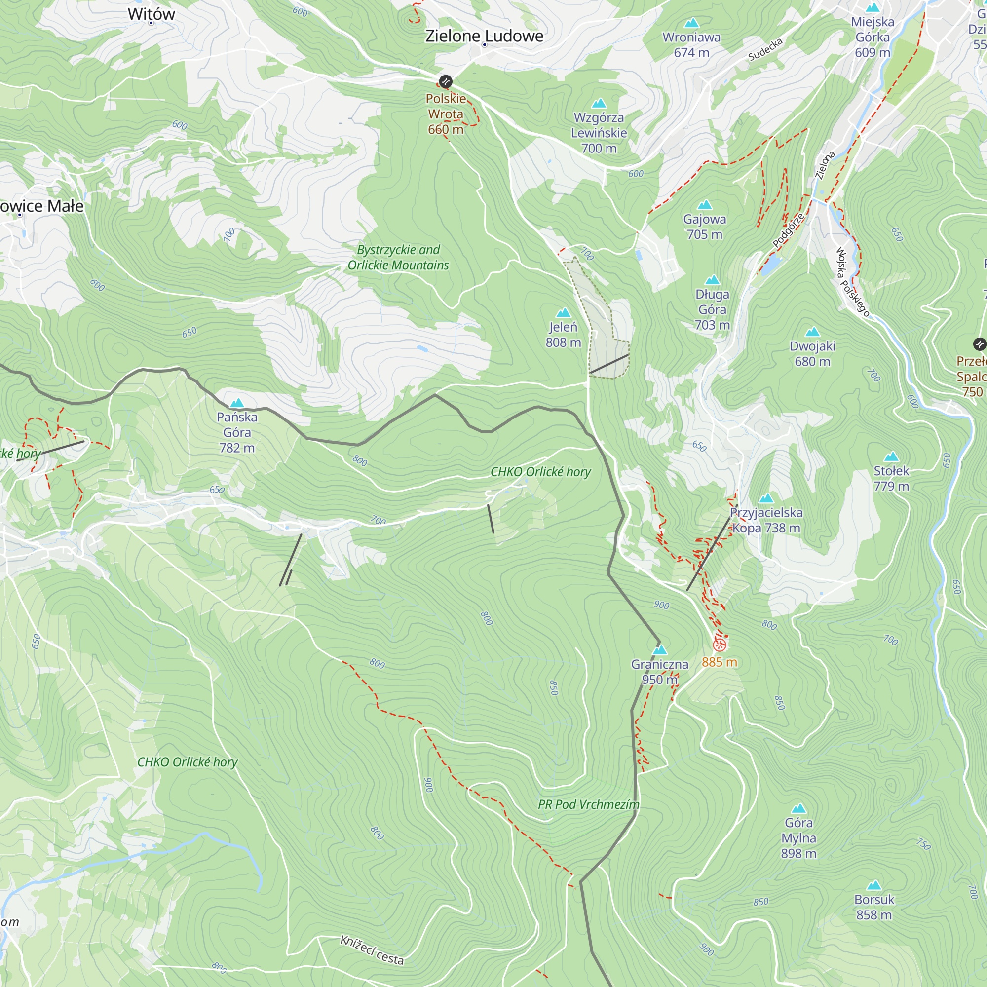 Čihalka map