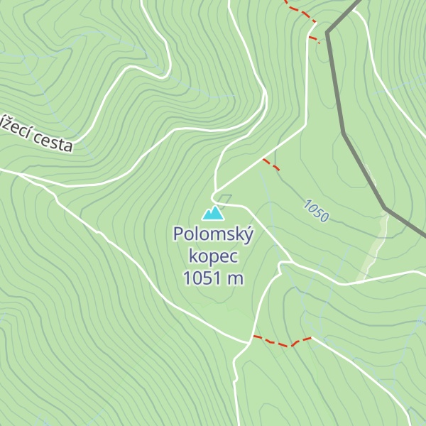 Map of Polomský kopec