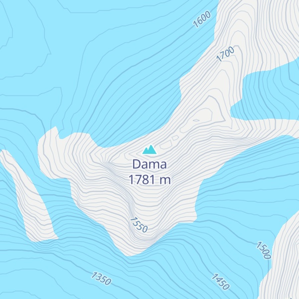 Map of Dama