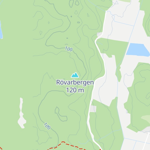 Map of Rövarbergen