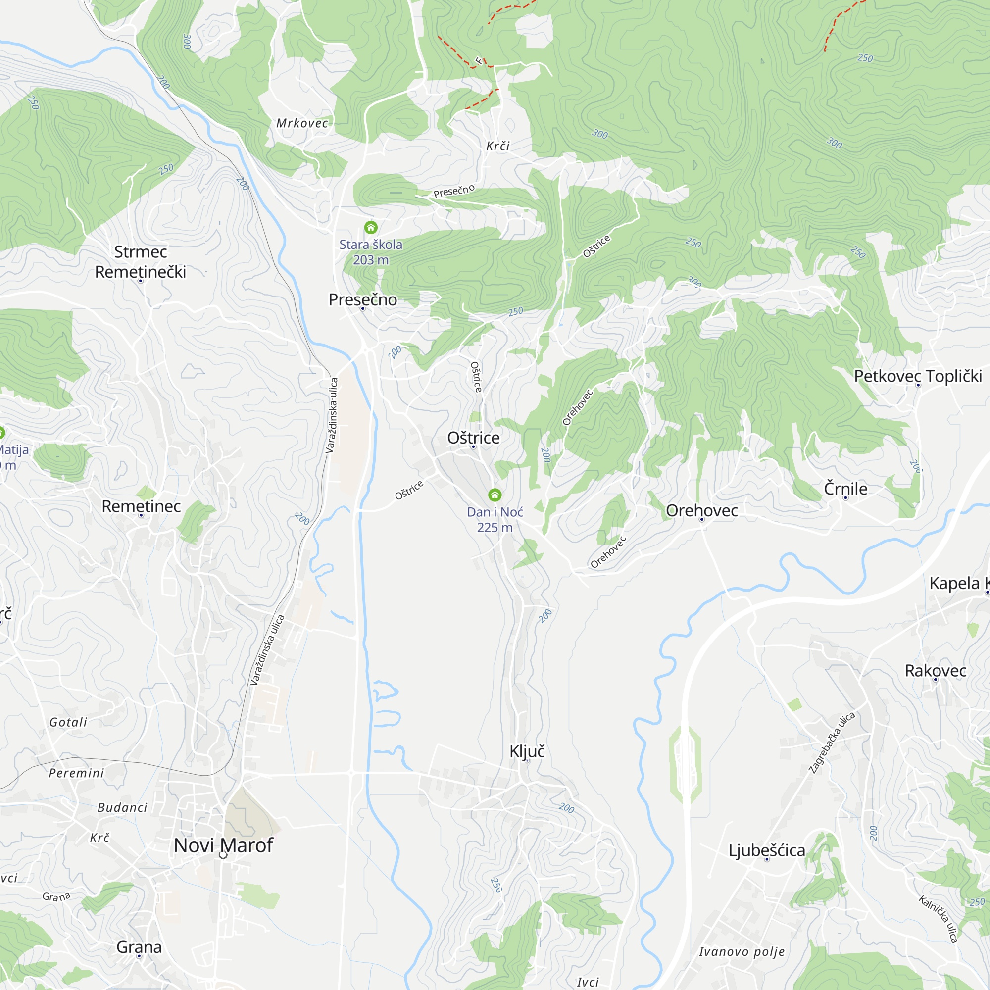 Dan i Noć map