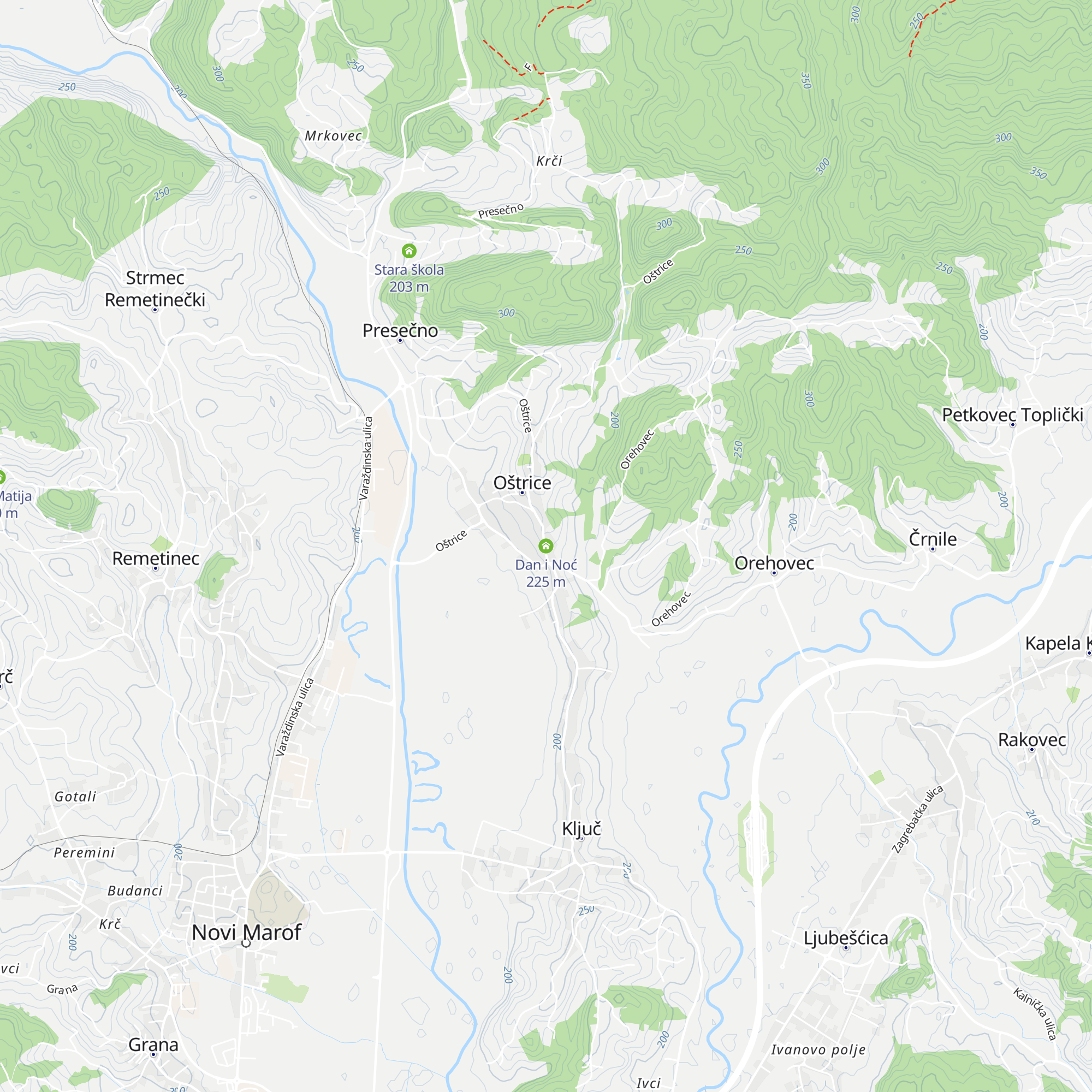 Dan i Noć map