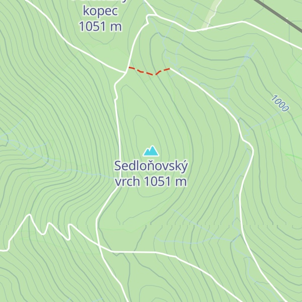 Map of Sedloňovský vrch