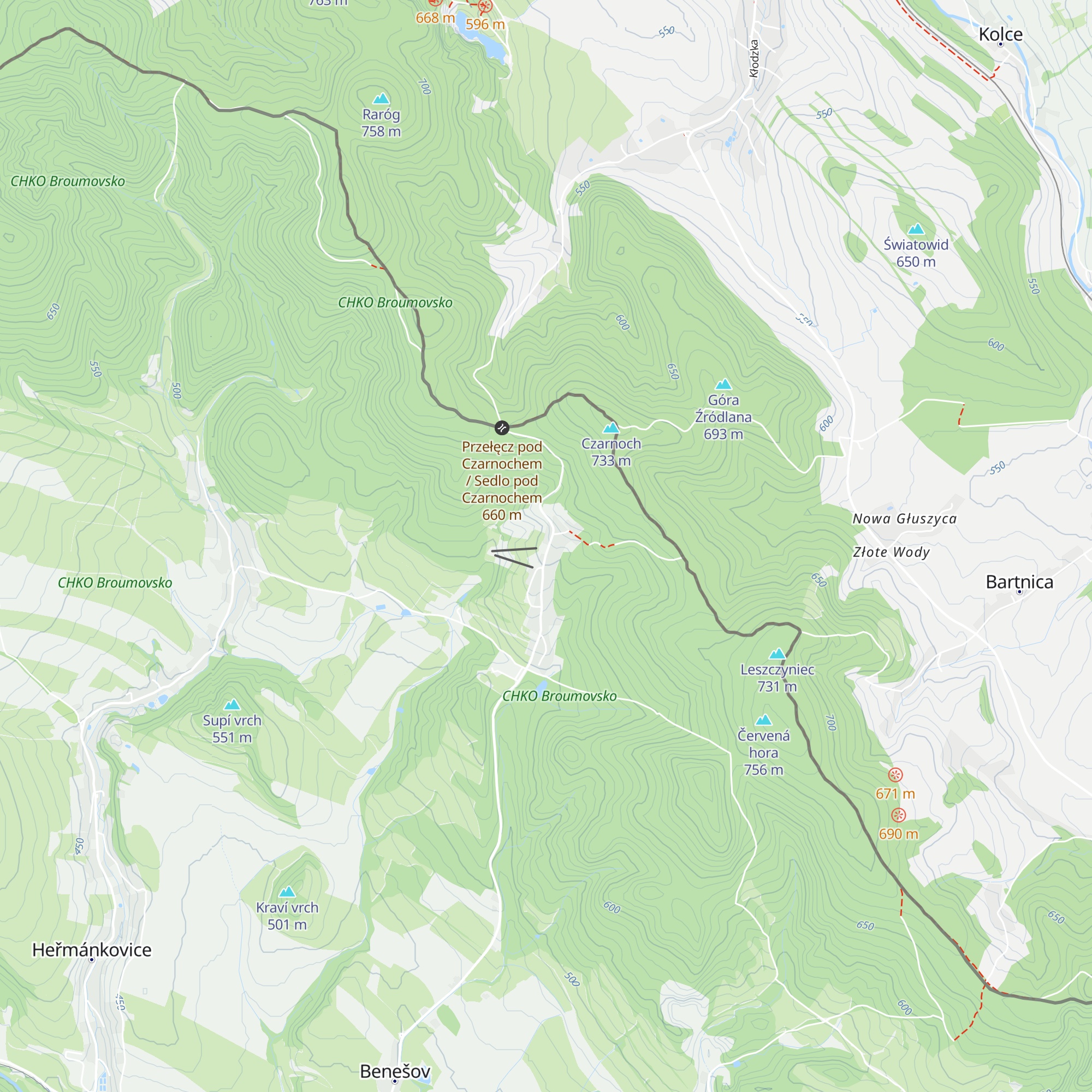 Chata Andrea map