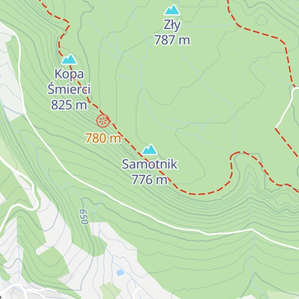 Map of Samotnik