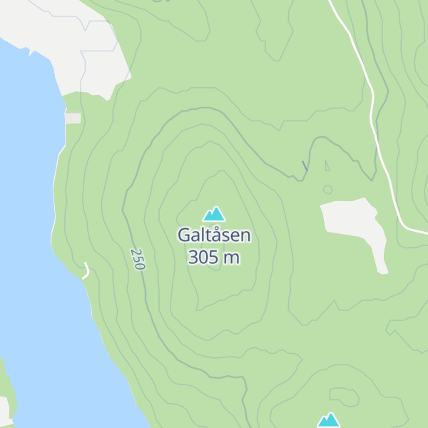 Map of Galtåsen