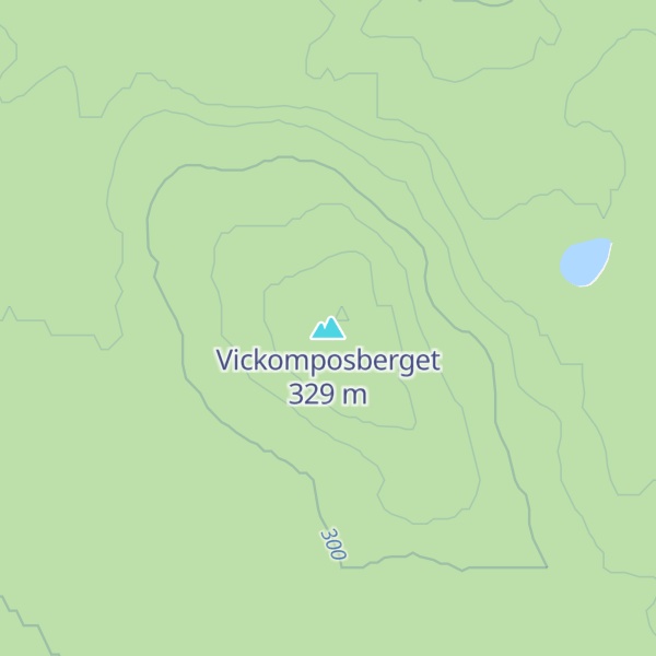Map of Vickomposberget