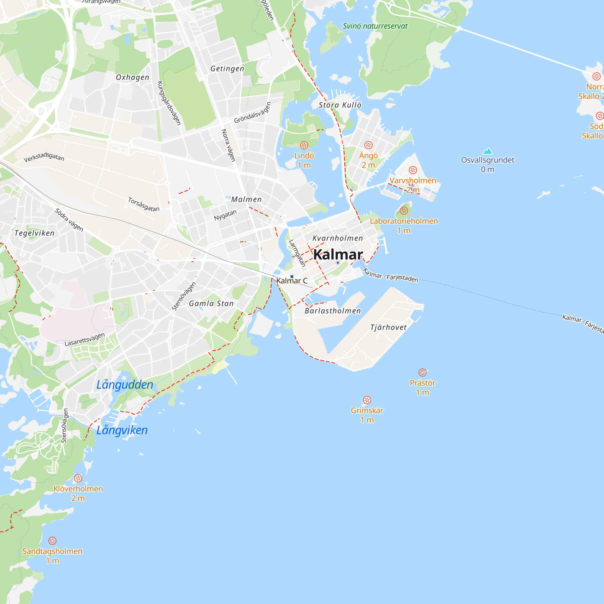 Kalmar Turistcenter map