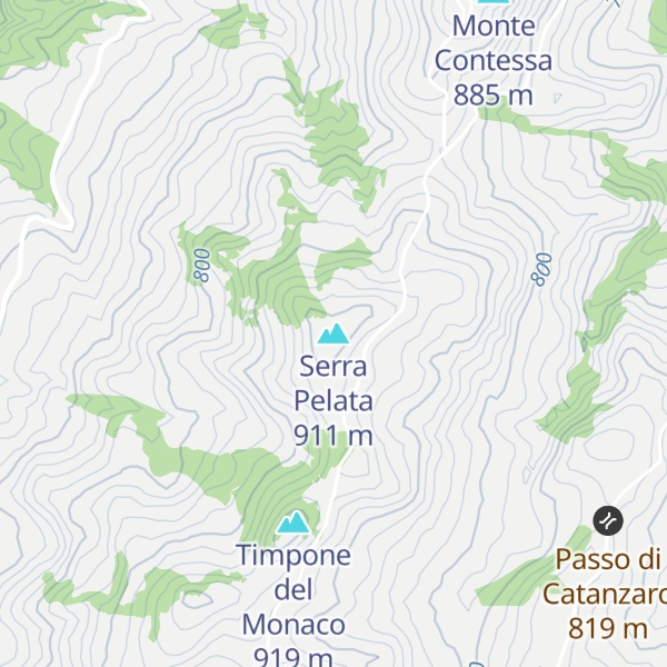 Map of Serra Pelata