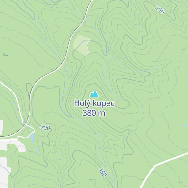 Map of Holý kopec