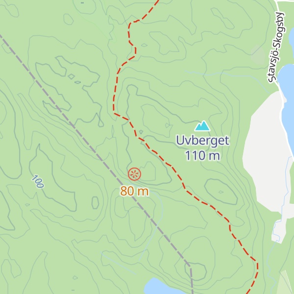 Map of Loberget