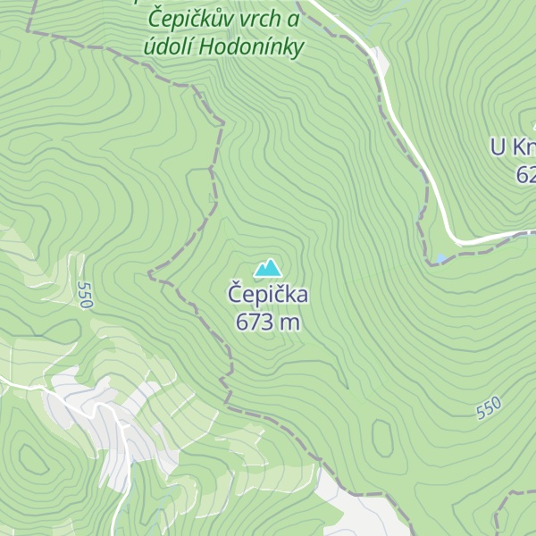 Map of Čepička