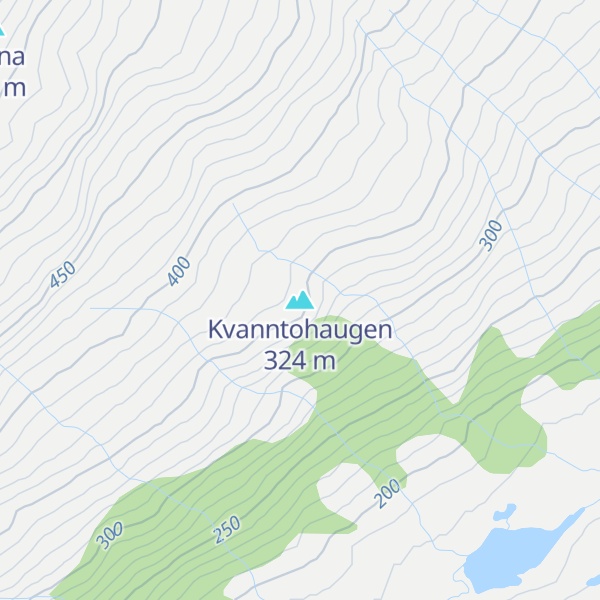 Map of Kvanntohaugen