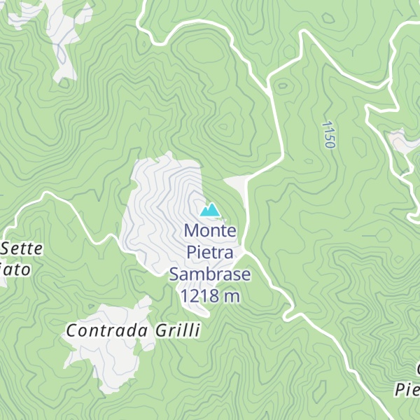 Map of Monte Pietra Sambrase