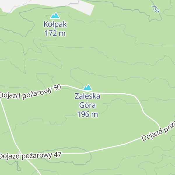 Map of Zaleska Góra