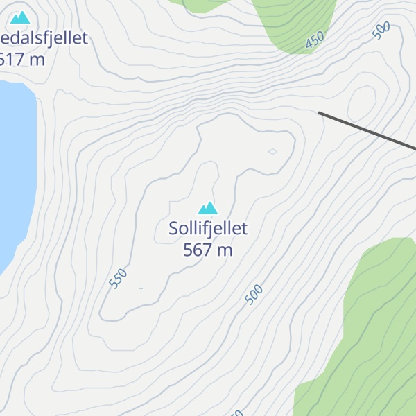 Map of Sollifjellet