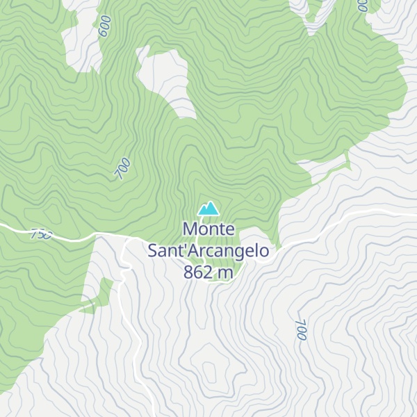 Map of Monte Sant'Arcangelo