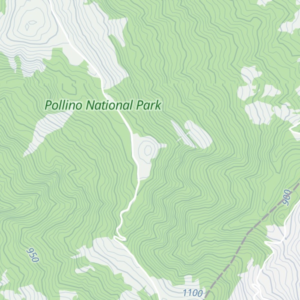 Map of Timpone della Monaca