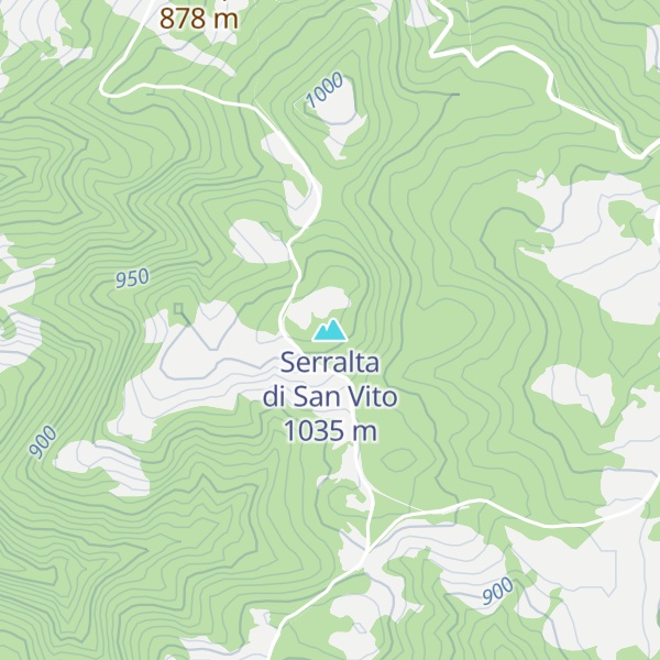 Map of Serralta di San Vito