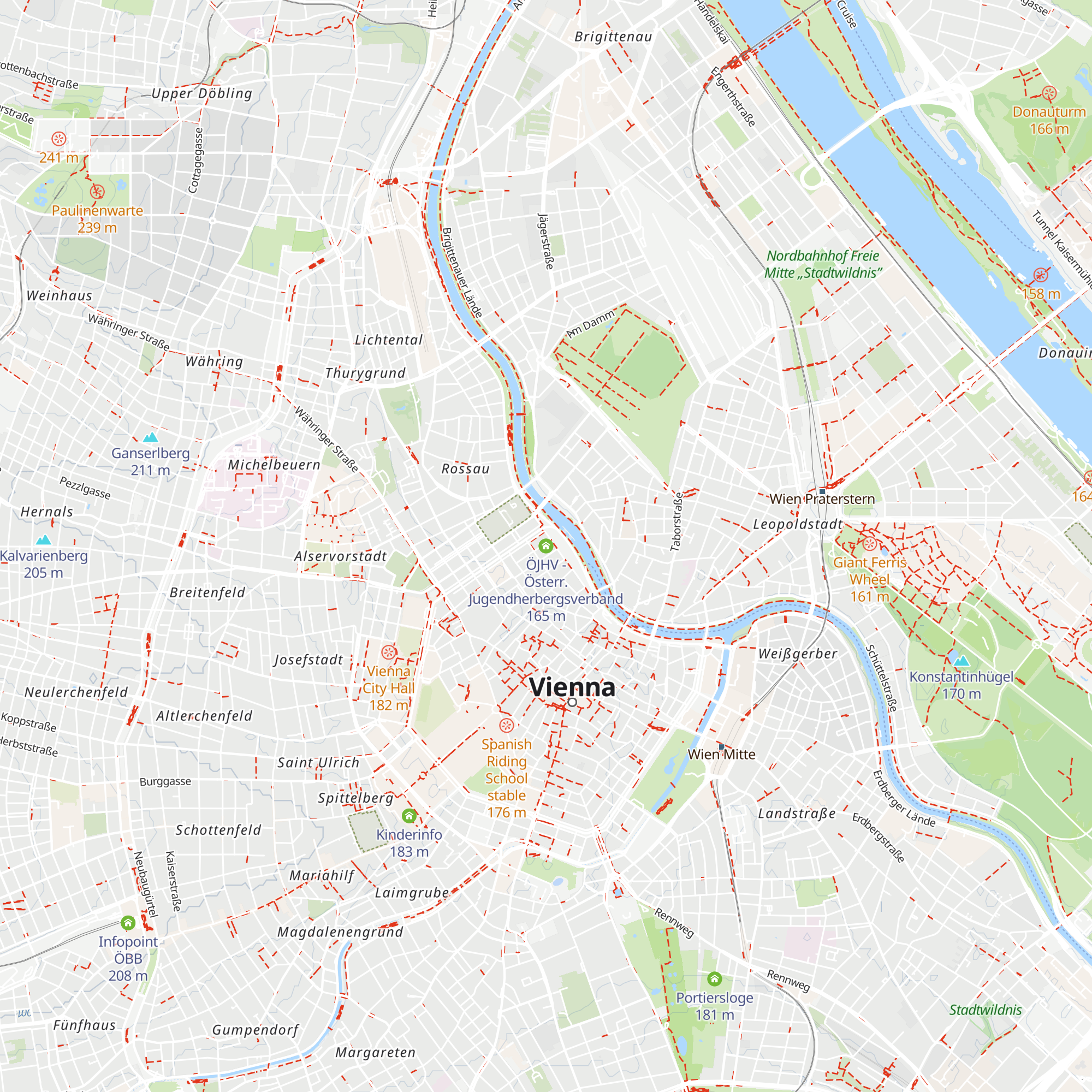 ÖJHV - Österr. Jugendherbergsverband map