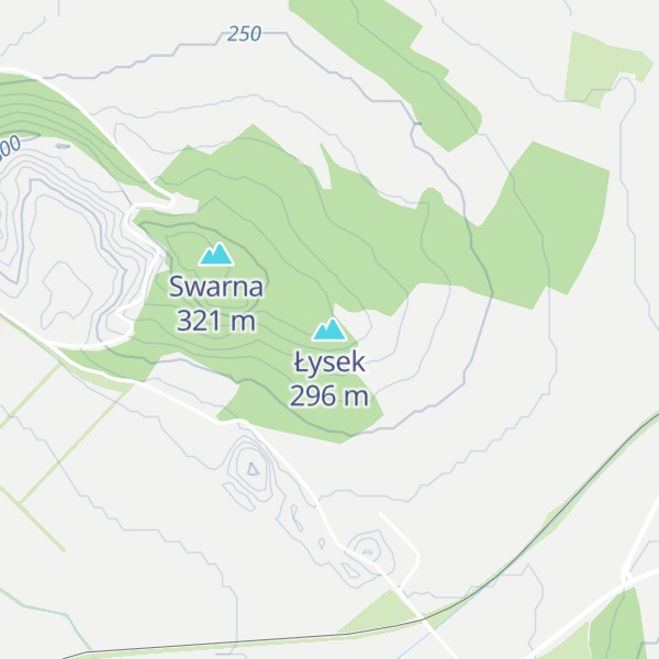 Map of Łysek