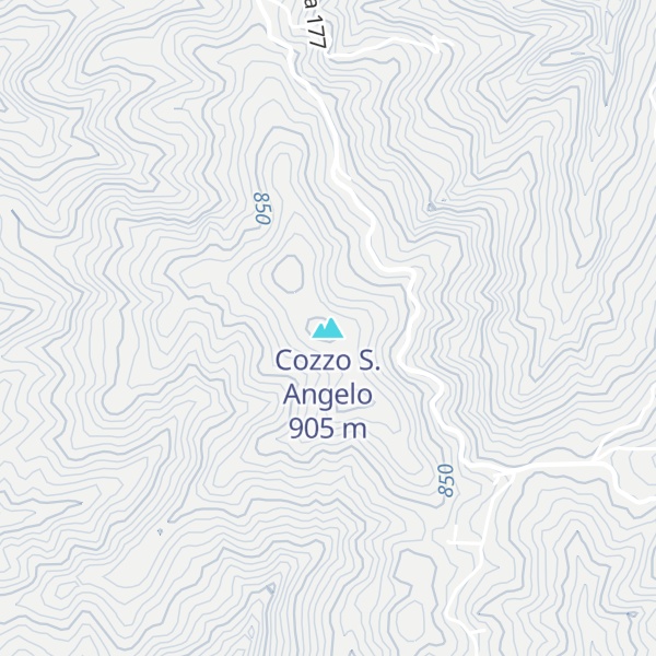 Map of Cozzo S. Angelo
