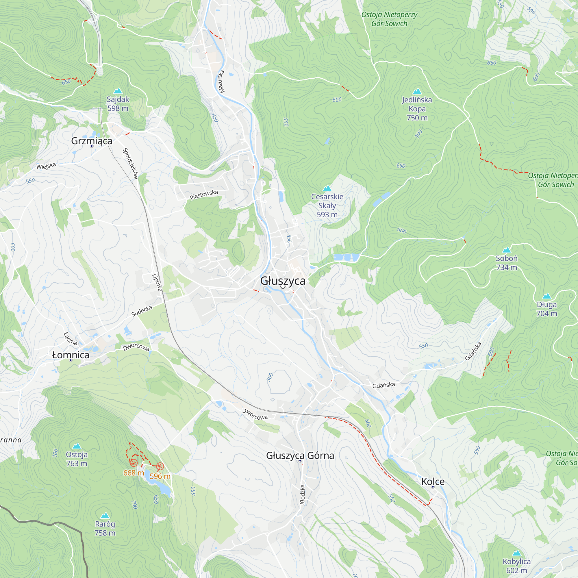 Informacja turystyczna map